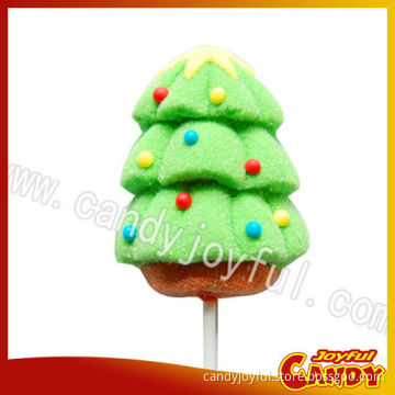 Christmas tree marshmallow lollipop candy